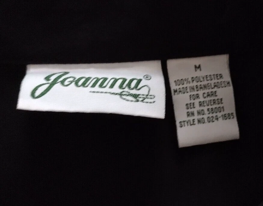 Blusa para mujer Joanna vintage manga 3/4 negra talla M aberturas inferiores LIMPIA Foto 2 de 2