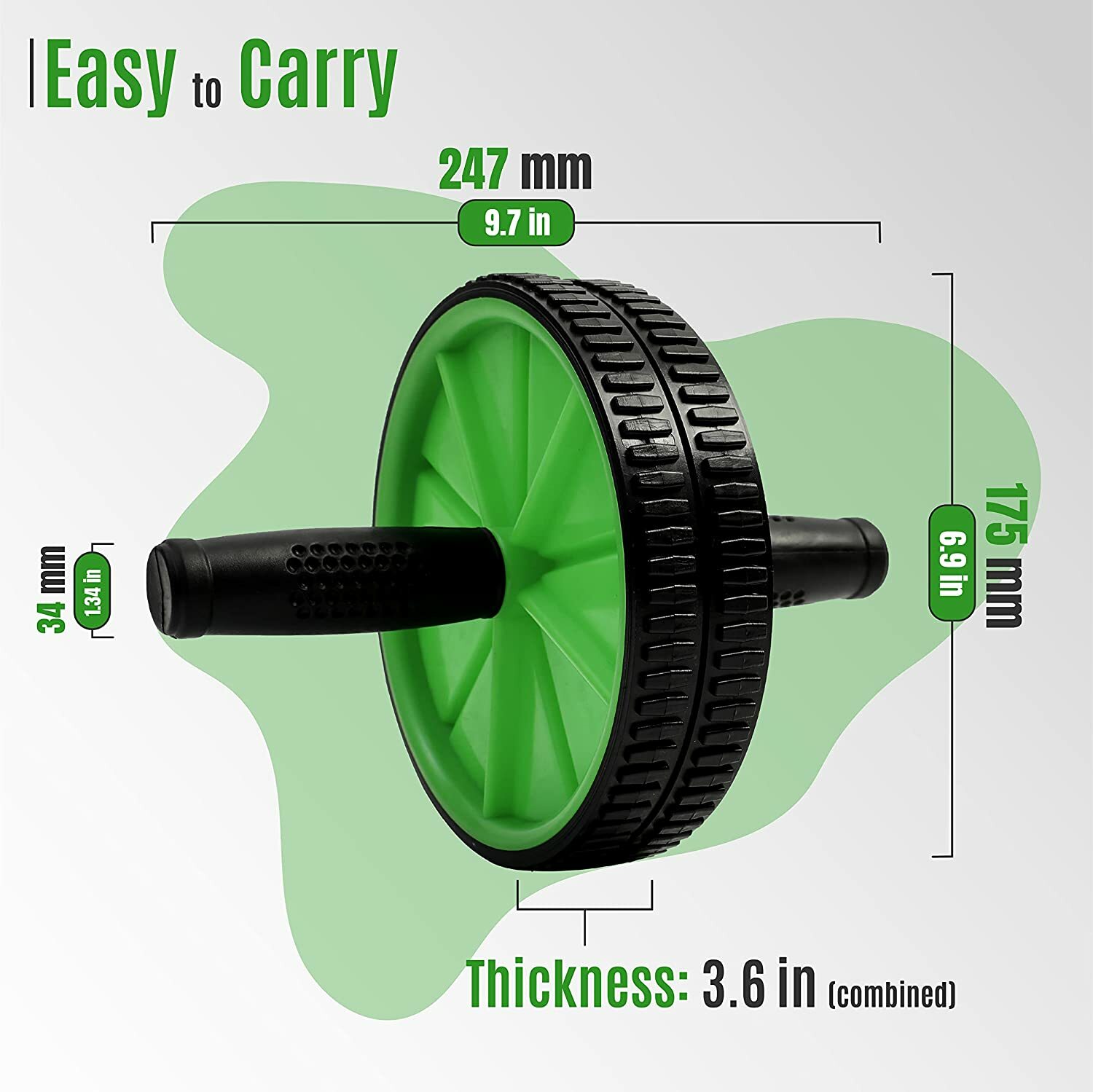 Farsa Fitness AB Roller SlipResistant Ab Wheel for Home Gym