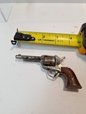 Vintage Mighty Miget Toy Cap Gun Esquire Toy Company. Silver Barrel.