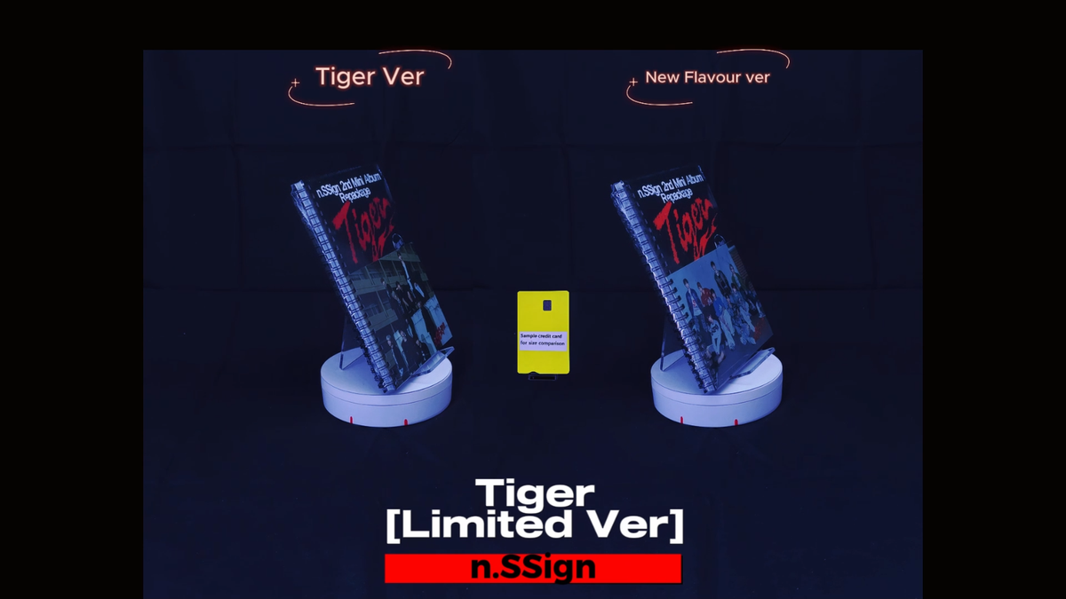 N.SSIGN TIGER Album LIMITED EDITION 2 Ver SET/2CD+2 Book+2Poster+2