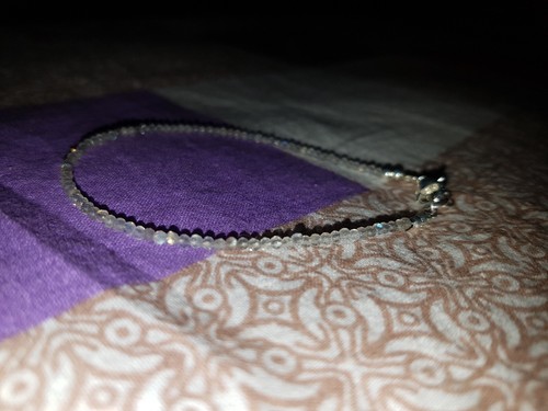 Labradorite semi precious 925 sterling silver necklace + bracelet jewelry Gift - Picture 5 of 10