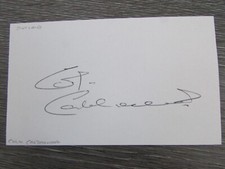 Colin Calderwood Notts County & Tottenham Football Player Hand Signed Card