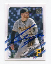 CHAD KUHL SIGNED 2021 TOPPS BASEBALL CARD AUTO