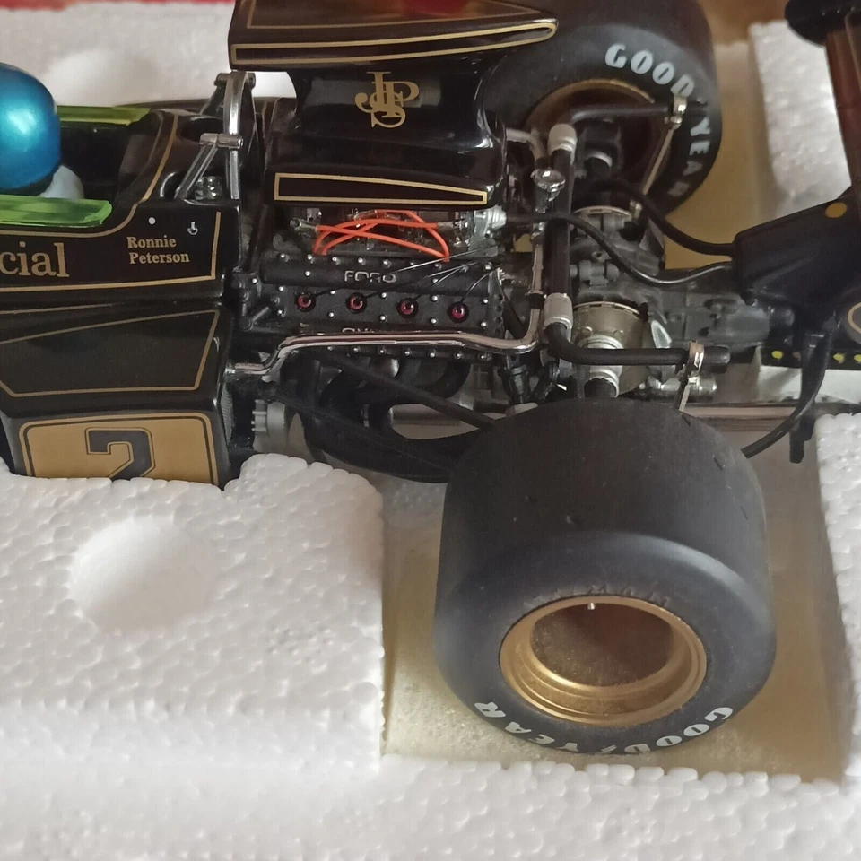 RARE 97031 EXOTO LOTUS 72E PETERSON 2 WINNER GP ITALY 1973 scale 1:18 - Immagine 2 di 3