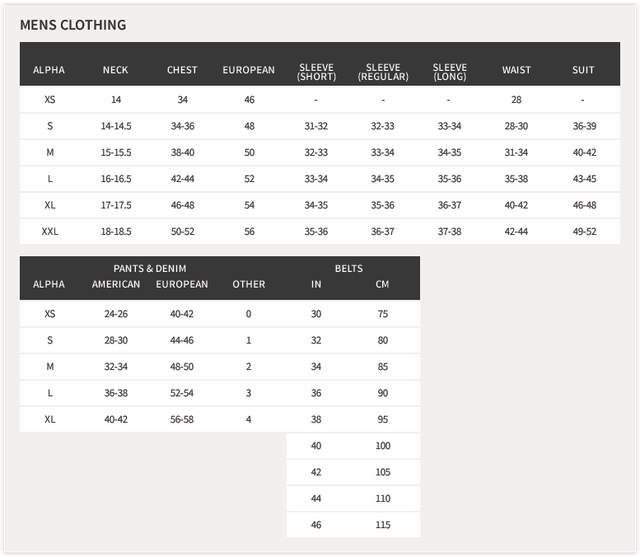 under armour boxer brief size chart