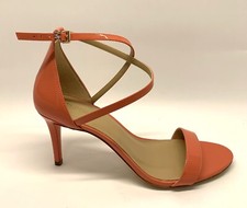 Michael Kors Ava Mid-heel Sandal US 8M Color Pink Grapefruit