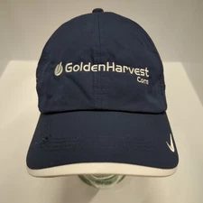 Golden Harvest Corn Soybeans Nike Gold Farmers Hat Golfers Cap Syngenta Adult
