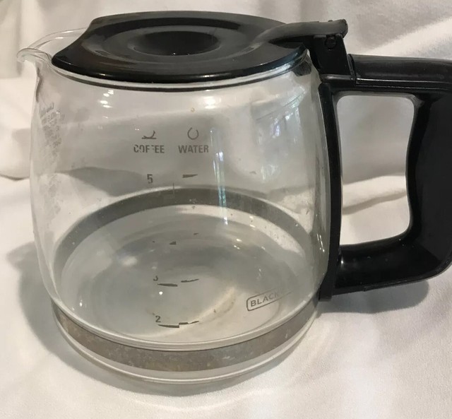 5 Cup Preowned Replacement Coffee Pot Carafe Black