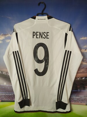 Germany Team Jersey Home Long Sleeve Football Shirt Adidas Mens