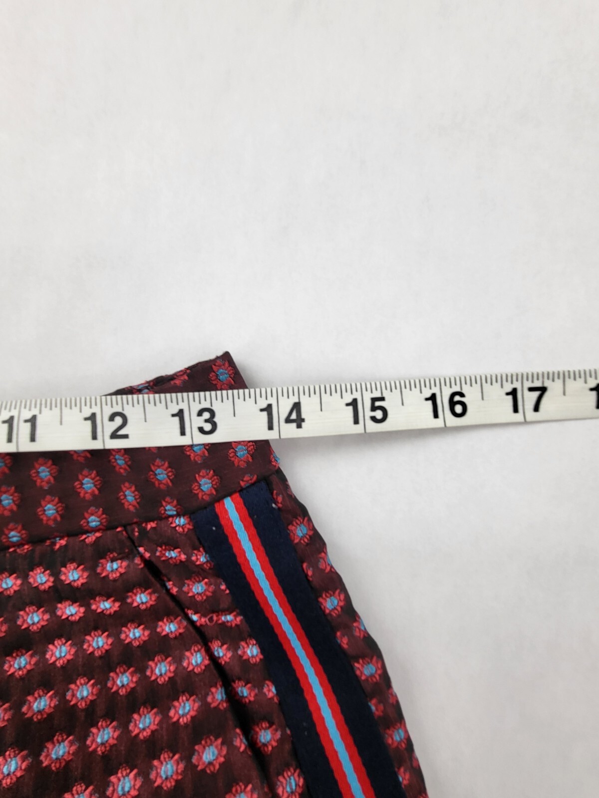 Zara Basic Dress Pants. Flower Pattern Side Strip… - image 5