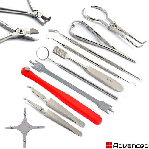 Range Of Orthodontic Instruments Sets Ligature Separating Pliers Band Selection - Picture 5 of 13