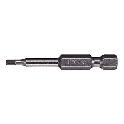 [1] Security Tamper Proof Pin-in-Socket Hex Power Driver Bit - 1/8'' x 2'' NC