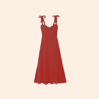 nikita red dress reformation red dress The Nikita Dress
