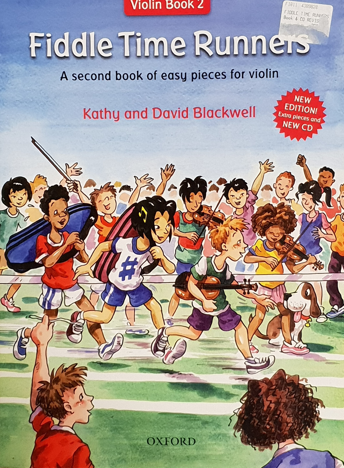 Fiddle Time Runners Violin Easy Pieces Music Tutor Book 2 + CD New Edition!!!