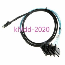 Mini SAS 36P SFF-8087 to 4 SFF-8482 Connectors With SATA Power Cable 3FT 1M ZT
