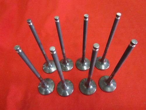 Del West Titanium Exhaust Valves 1.58  7mm Valve stem 5.680 Long  .140TIP NASCAR