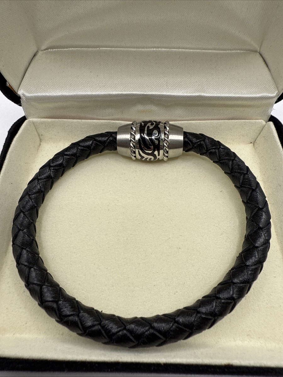 Kay Jewelers Russell Simmons Run DMC Stainless Steel Leather