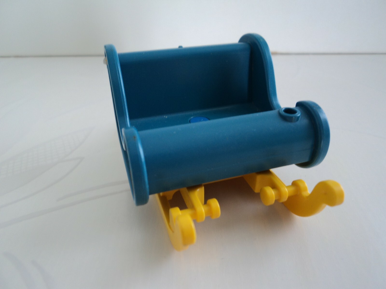 PLAYMOBIL vintage enfants tra?�neau bleu et jaune du set 3391 de 1984 | eBay