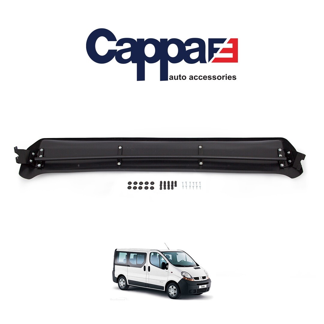 SUN VISOR WIND DEFLECTOR (5mm) FITS R. TRAFIC VAUXHALL VIVARO 20012021