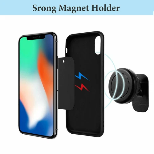 360° Universal Magnetic Car Mount Cell Phone Holder Stand Dashboard For iPhone - Picture 4 of 13