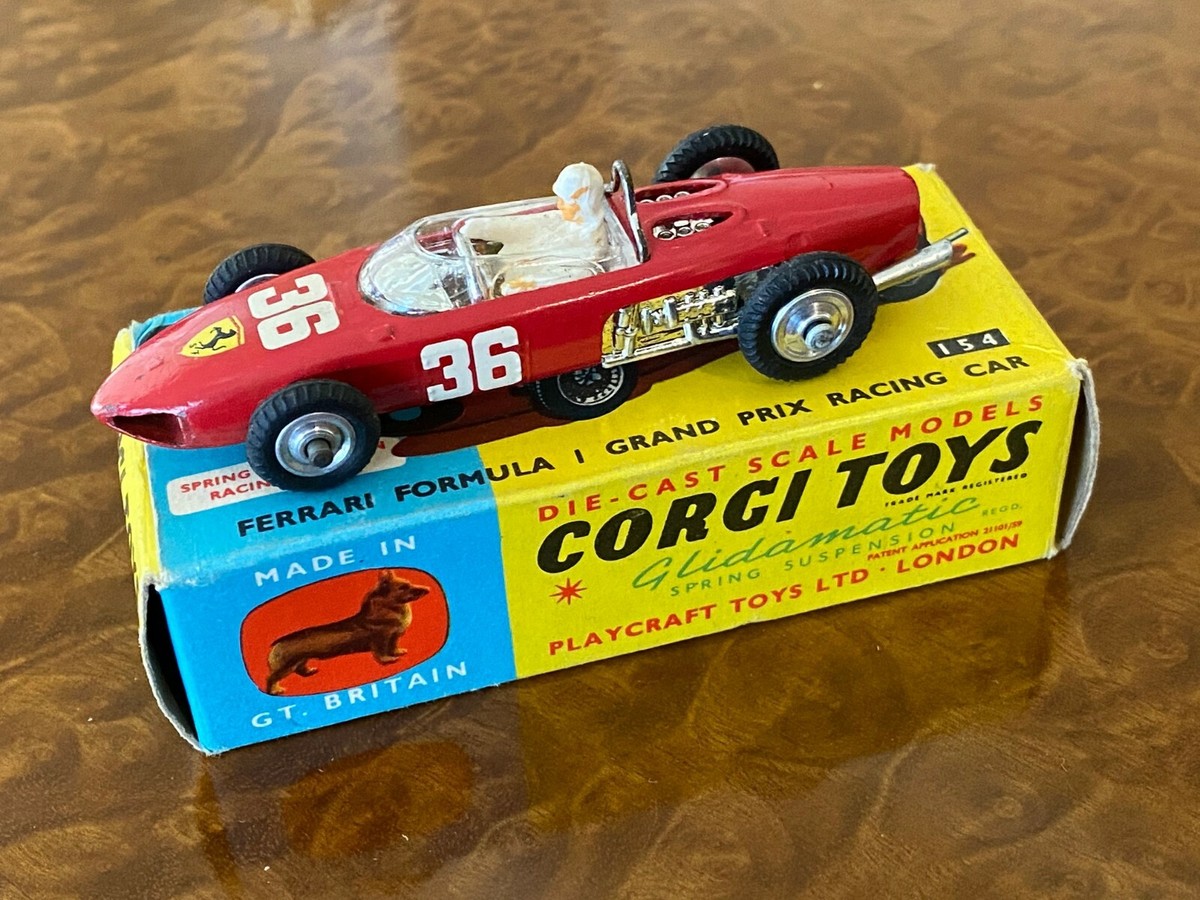 Vintage Corgi Toys | 1961 Ferrari Dino 156/120 F1 | Grand Prix Car