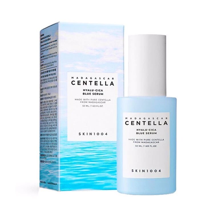 SKIN1004 Madagascar Centella Hyalu-CICA Blue Serum 1.69 fl.oz, 50ml, KBeauty