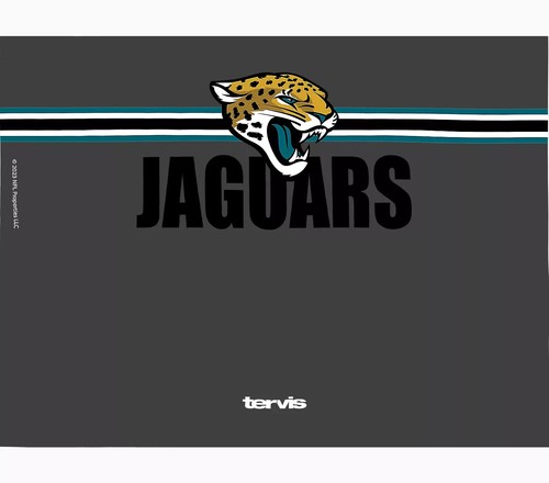 JACKSONVILLE JAGUARS, 24oz DOUBLE WALL, TUMBLER FROM TERVIS WITH LID INCLUDED - Picture 2 of 4