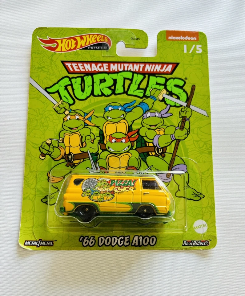 HOT WHEELS Teenage Mutant Ninja Turtles TMNT Chevy Panel Dodge A10 70s Van 2021 — 第 2/4 张图片