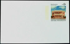 1977 US Sc. #UX71 postal card, 9 cent, mint, sharp corners, excellent condition
