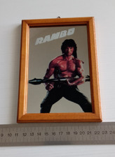 RAMBO - QUADRETTO A SPECCHIO MIRROR - MISURE 11,5 X 16,5 CENTIMETRI