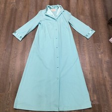 Vtg Loungewear Gossard Teal Soft Lounge Robe Small