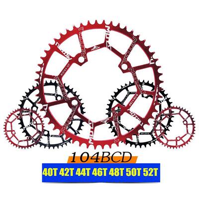 Starke Fahrrad Krone aus Aluminiumlegierung 40T ~ 52T 104BCD Rad von