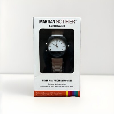 Martin Notifier Smartwatch Open Box White