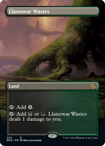 ラノワールの荒原/Llanowar Wastes Foil 英語 4枚 MTG MTG Llanowar Wastes Borderless Foil X1 NM BRO | eBay