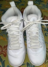 Nike Air Jordan Jumpman Pro BG GS Platinum White 907973-100 Size 6Y. EUC