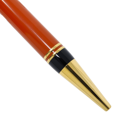 Parker Duofold Orange with Gold Trim Ballpoint Pen (Cir. 1988-1989