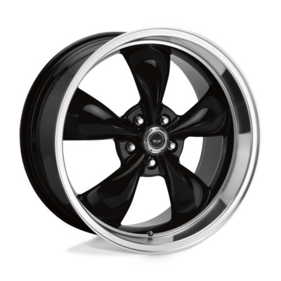 American Racing AR105 TORQ THRUST Gloss Black Machined Rim 18x9 5x114.3/5x4.5 34