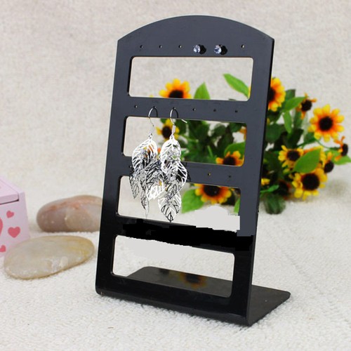 2 Count Plastic Earring Boards Jewelry Showcase Display Holder Stand Organizer - Picture 10 of 12