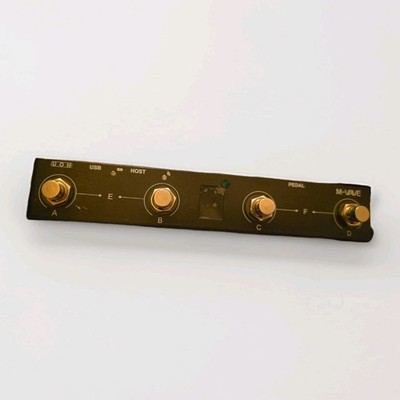 M-VAVE Chocolate Plus Wireless MIDI Foot Controller 4 Buttons BT Black 