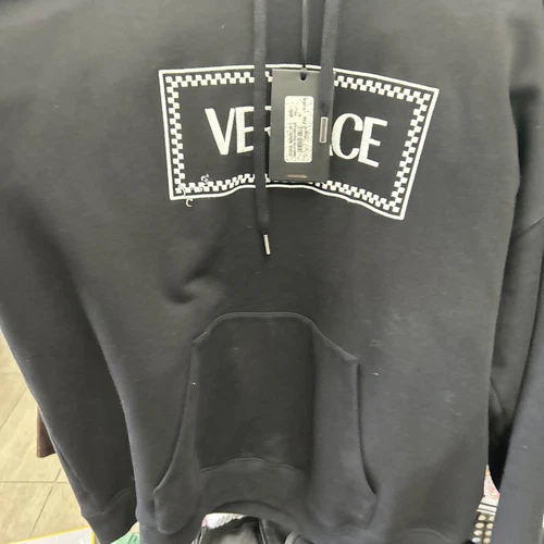 Versace 3XL Felpa con Cappuccio Uomo 100% Autentica