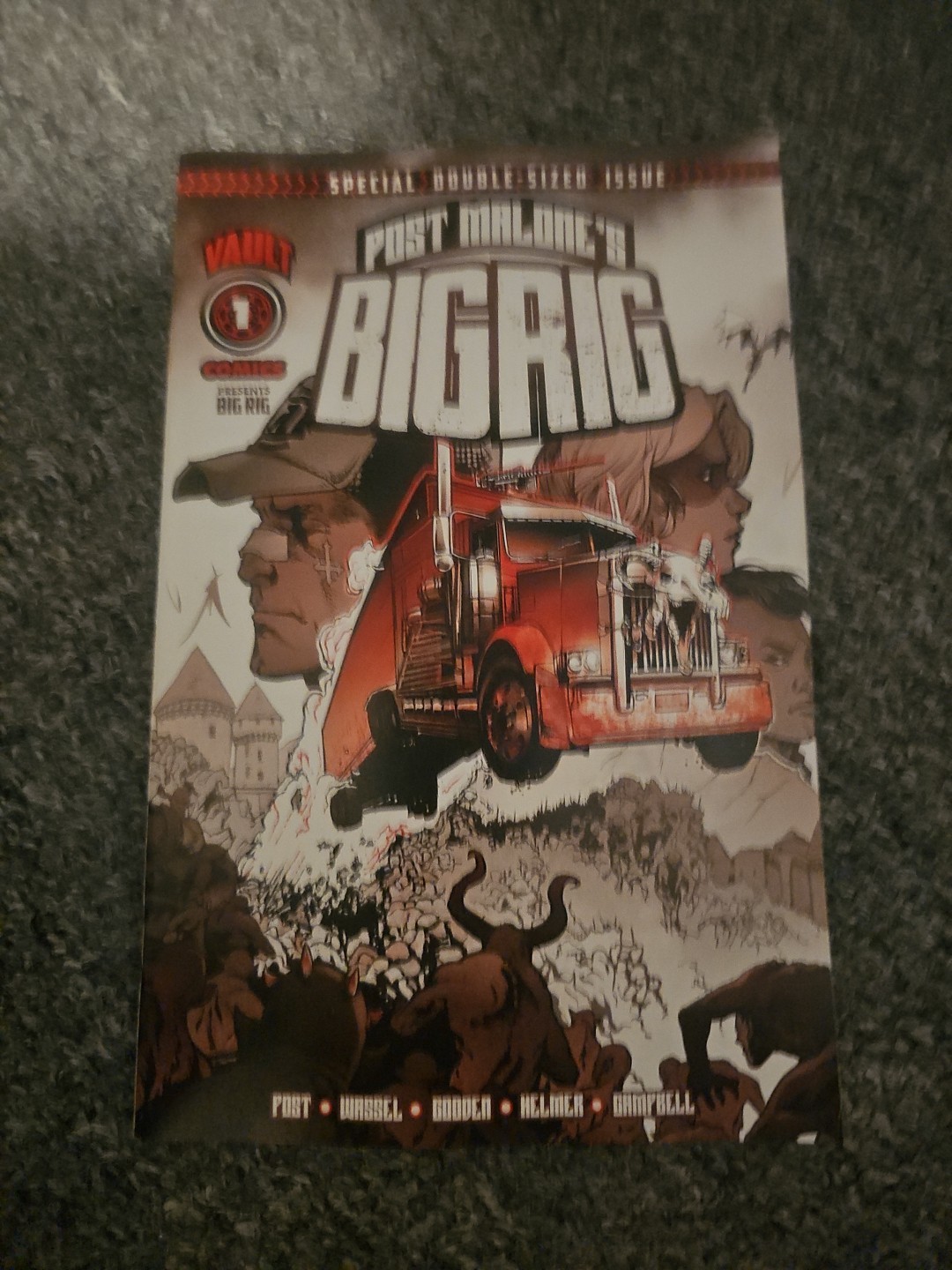 🚛 	Big Rig #1 Cvr A Nathan Gooden Post Malone Nm New