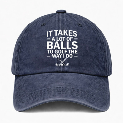 Golf Dad Hat Funny Golfer Gift Vintage Washed Baseball Cap Meme Adjustable