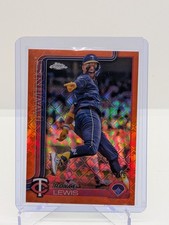 2025 Topps Chrome Logofractor Edition #254 Royce Lewis Orange Refractors #/25