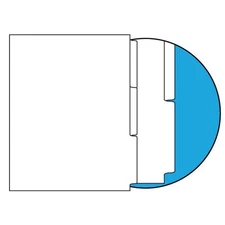 90#, 1/3 Cut, Blank Indexes, No Copier Mylar on Tab Area, Single Reverse