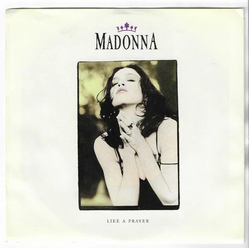 MADONNA - LIKE A PRAYER / ACT OF CONTRITION - 1987 45rpm RECORD w/PICTURE SLEEVE