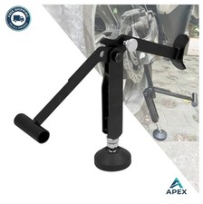 Motorcycle Wheel Lift Stand Portable Foldable Adjustable Height Rubber Base