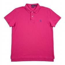 Polo Ralph Lauren Mens XL Classic Fit Pink Pique Short Sleeve Polo Shirt Logo
