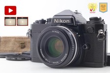 MINT /strap Nikon FE Black 35mm Film Camera Ais Ai-s 50mm F1.8 Lens From JAPAN