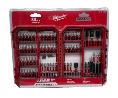 Milwaukee Tool 48-32-4094 80 Pc. Shockwave Impact Duty Driver Bit Set