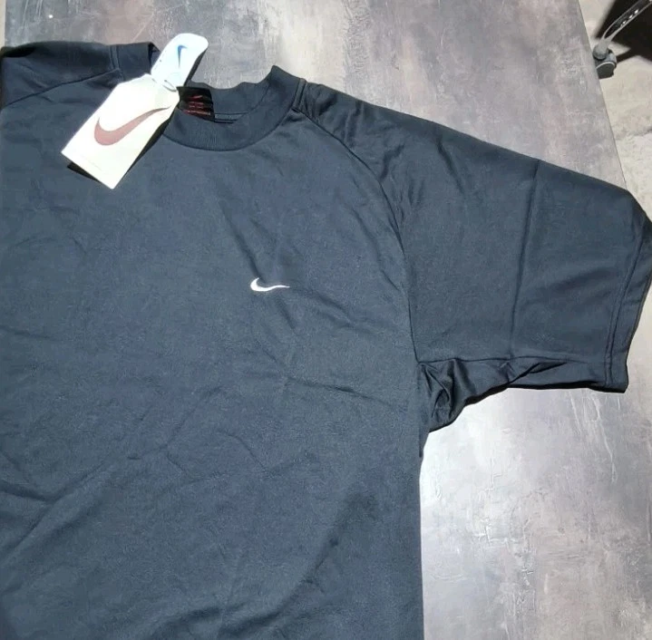 Job Lot x 3 New NIKE Classics Swoosh Mens Dri-Fit Black Crew Neck T Shirts - XXL - Image 4 of 4
